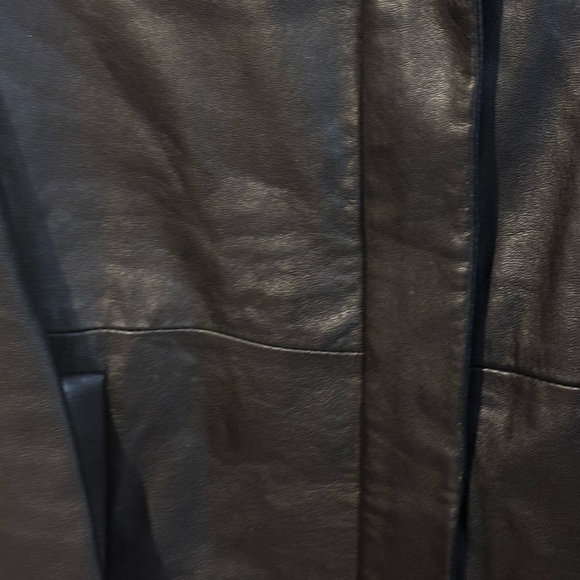 - Gap Vintage Soft Black Genuine Leather jacket size SMALL WOMEN - Picture 9 of 15